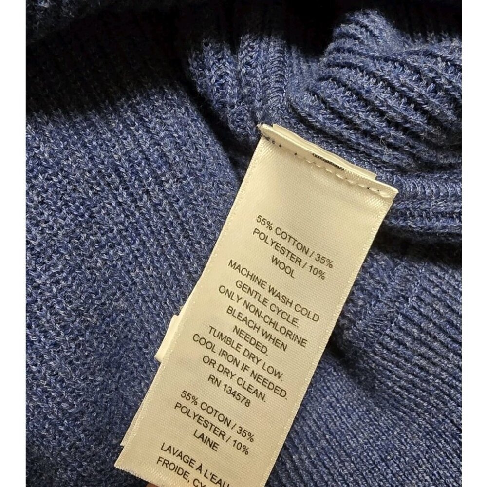 Vineyard Vine Hooded Sweater Womens‎ Size Small Blue Cotton Knit Blend - Picture 7 of 7